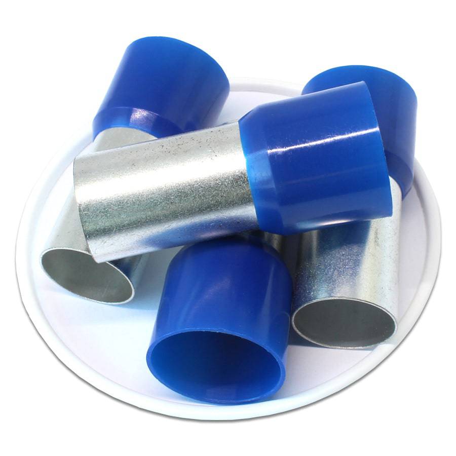 AD1200027 - 4/0 AWG Insulated Punteras, 27mm Pin, Azul, UL Recognized, 25 piezas