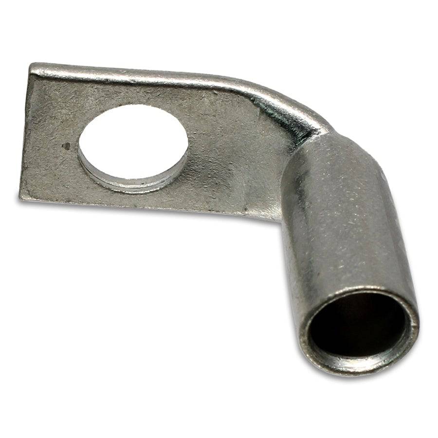 SBF4516 - 90 Degree Barril corto Terminal de compresión - 4 AWG - 5/16" Orificio
