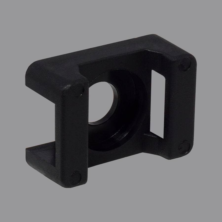 HC2LB - Saddle Tie Mount - 0.91 x 0.63 x 0.39" - Black