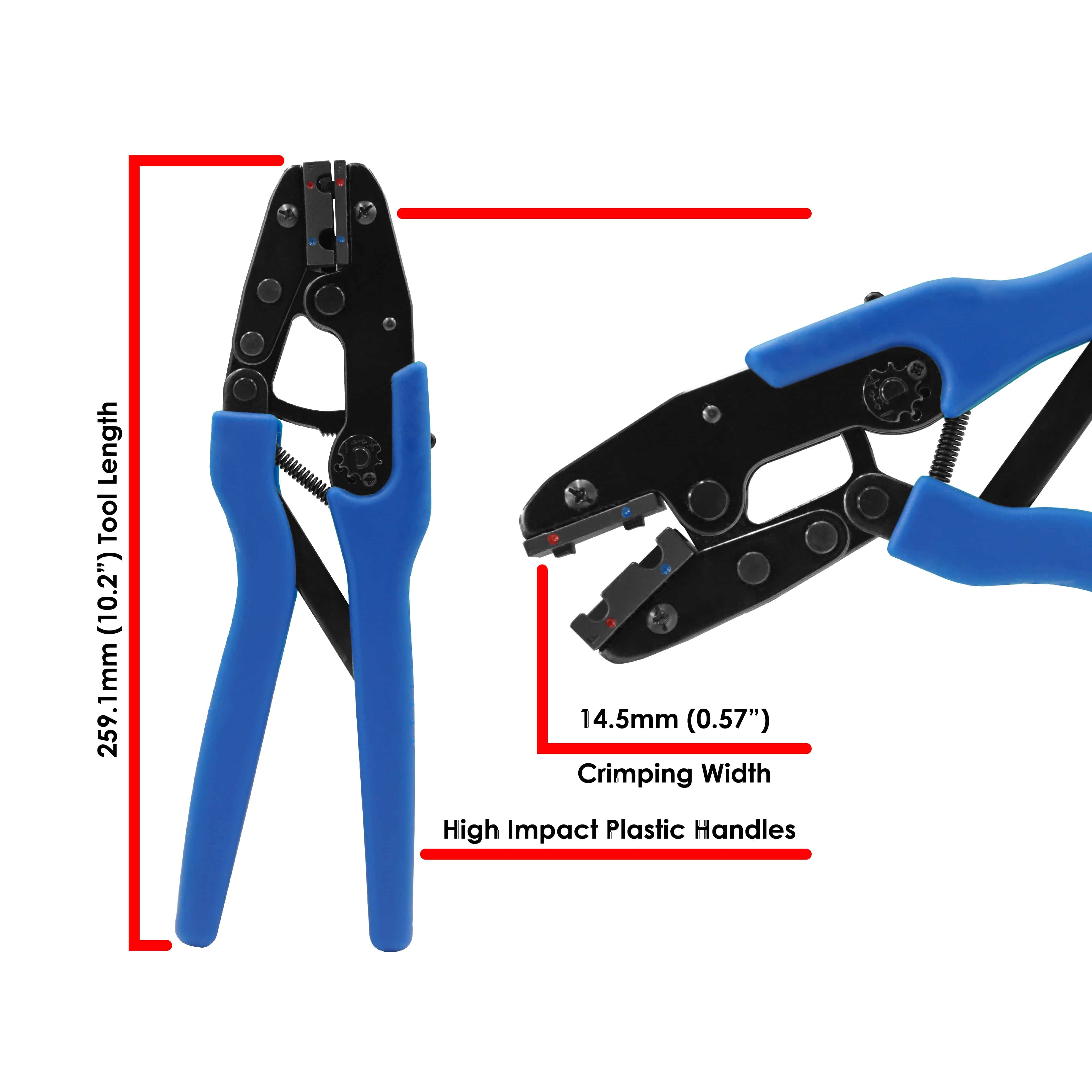 KST2000F - UL Approved Insulated Flag Terminal Herramienta de crimpado - 22-14 AWG