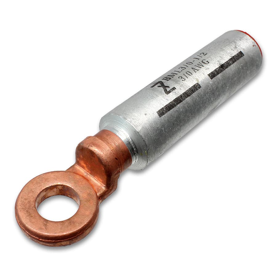 BML95-12 - 3/0 AWG Bi-metal Compression Lugs, 1/2" Orificio, 1 pieza