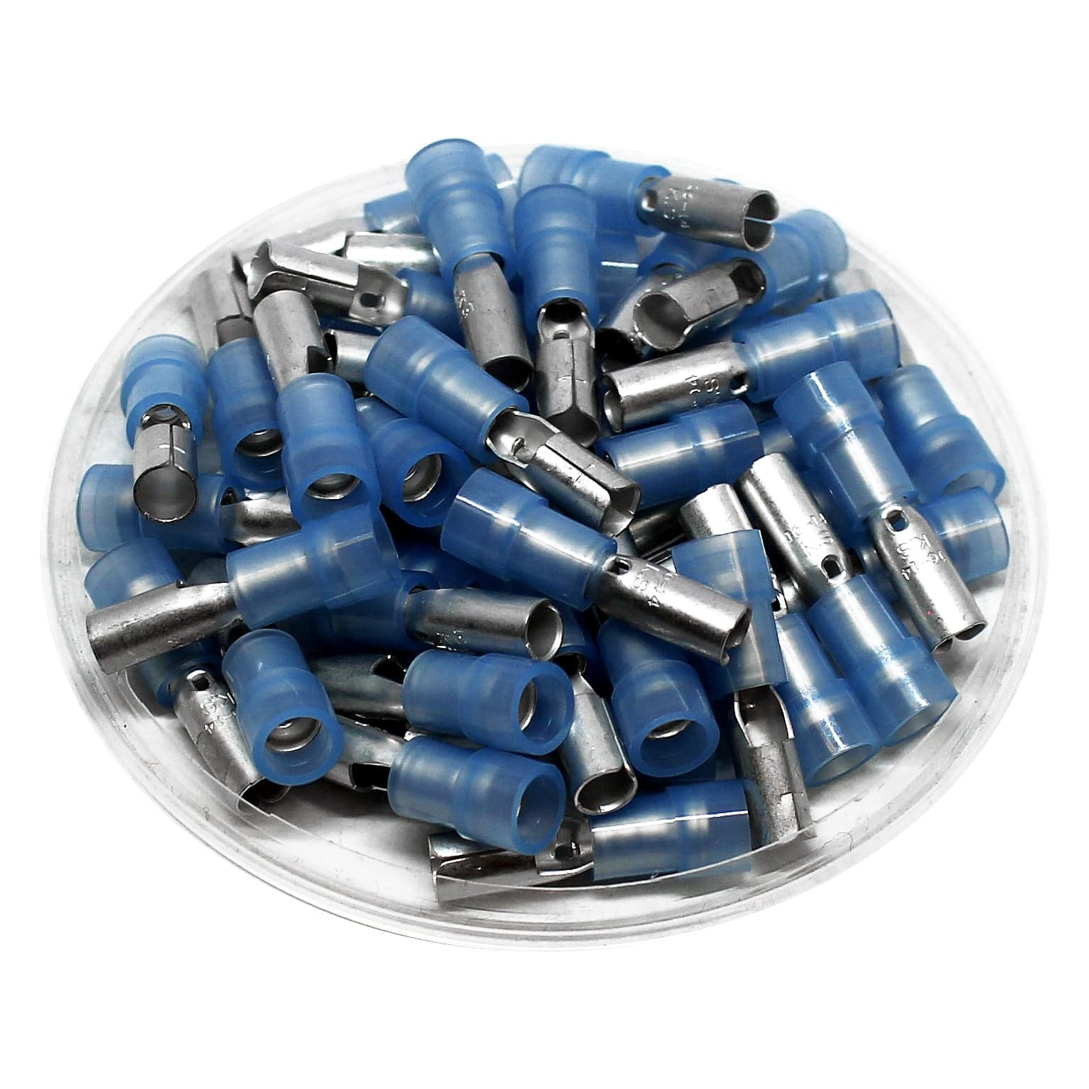 FRSNY2-156 - 16 to 14 AWG Nylon Insulated Bullet Connectors, Female, 0.156" Width, 100 Pieces