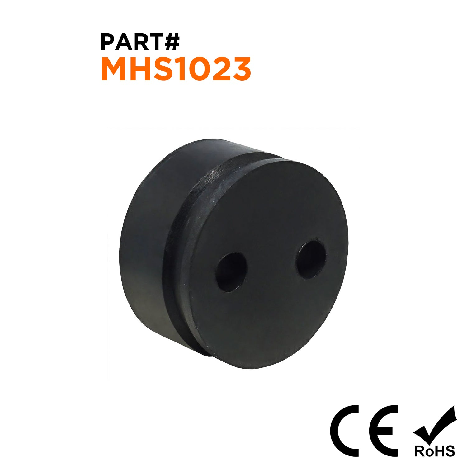 MHS1023 - Cable Gland Multi Hole Seals, Sizes: NPT3/4", PG21, M25, 2-Hole x 4.4mm, IP68, 1 Piece