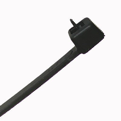RCTS200B - 8" Reusable Standard Cable Ties, 50-lb Tensile Strength, Black, UV Resistant, UL Recognized 100-Pack