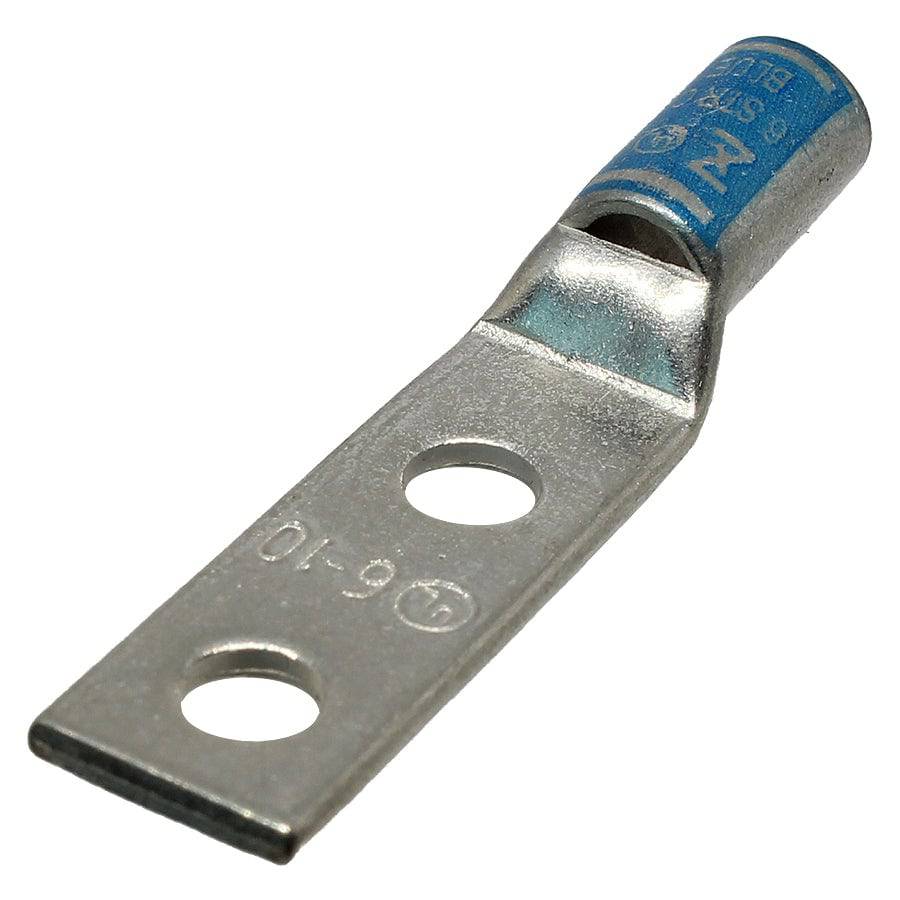 ST610A - 6 AWG Terminal de compresión - #10 Tamaño del orificio, 1 pieza