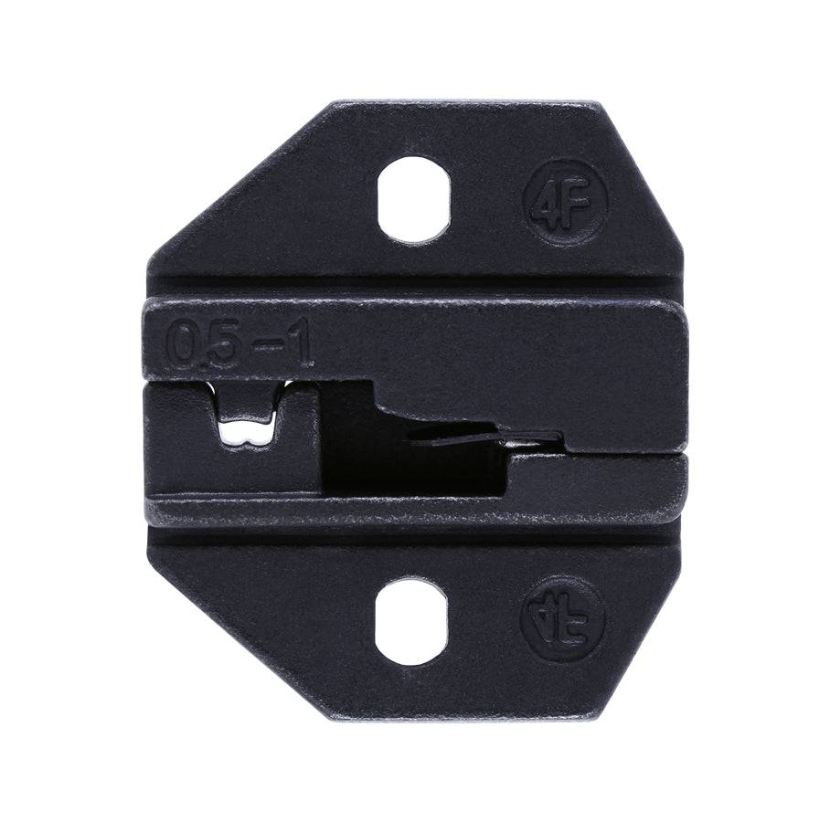 FDT10054D - 22 a 18 AWG Sin aislamiento Flag Terminal Crimping Matriz Juego, 1 pieza