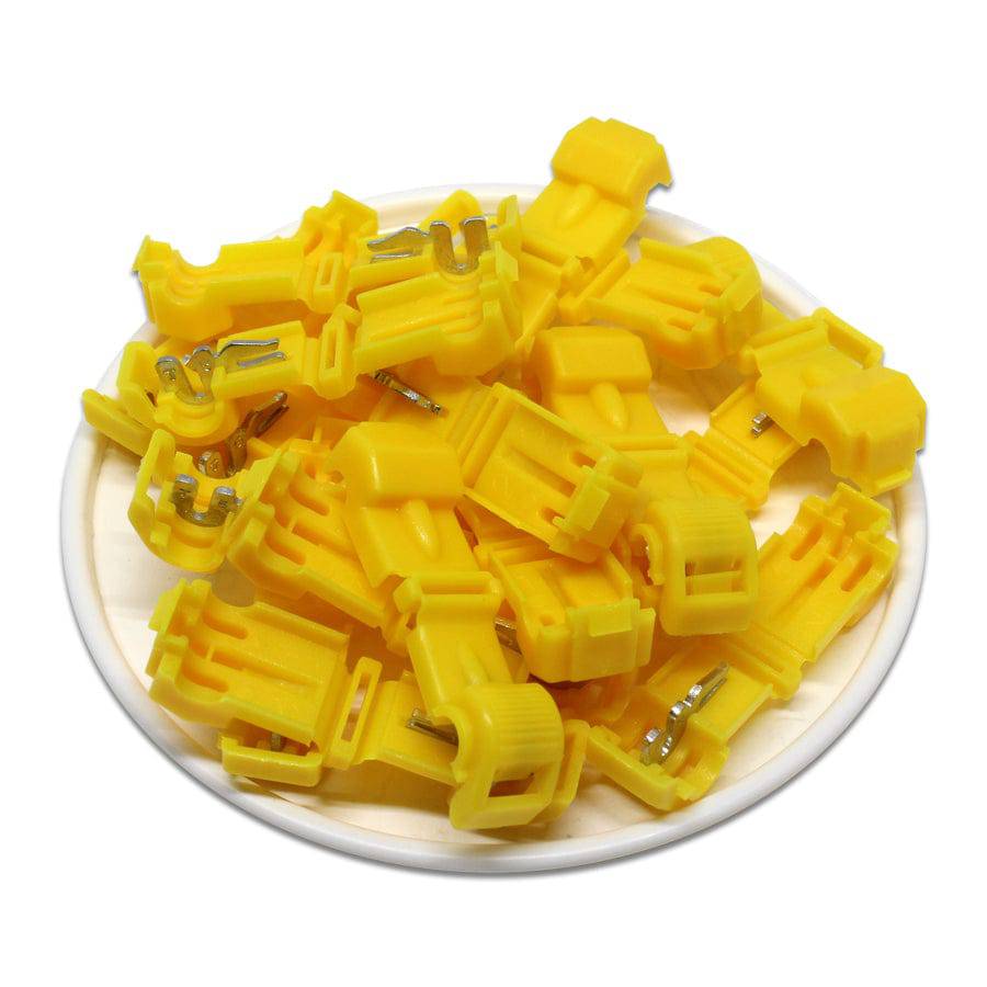878206 - 12 to 10 AWG Quick Splice Wire Connectors, 100 Pieces