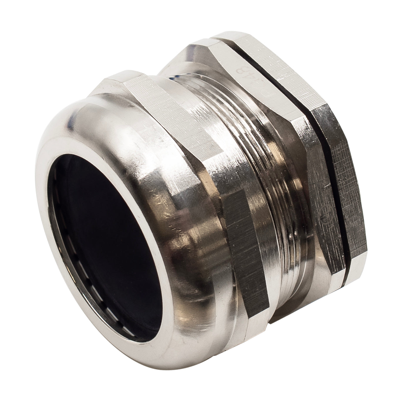 P4844BR - PG48 Rosca Plated Brass Prensaestopas, Rango: 1-7/16" a 1-3/4", UL Listed, IP68, IP69K - 1 pieza