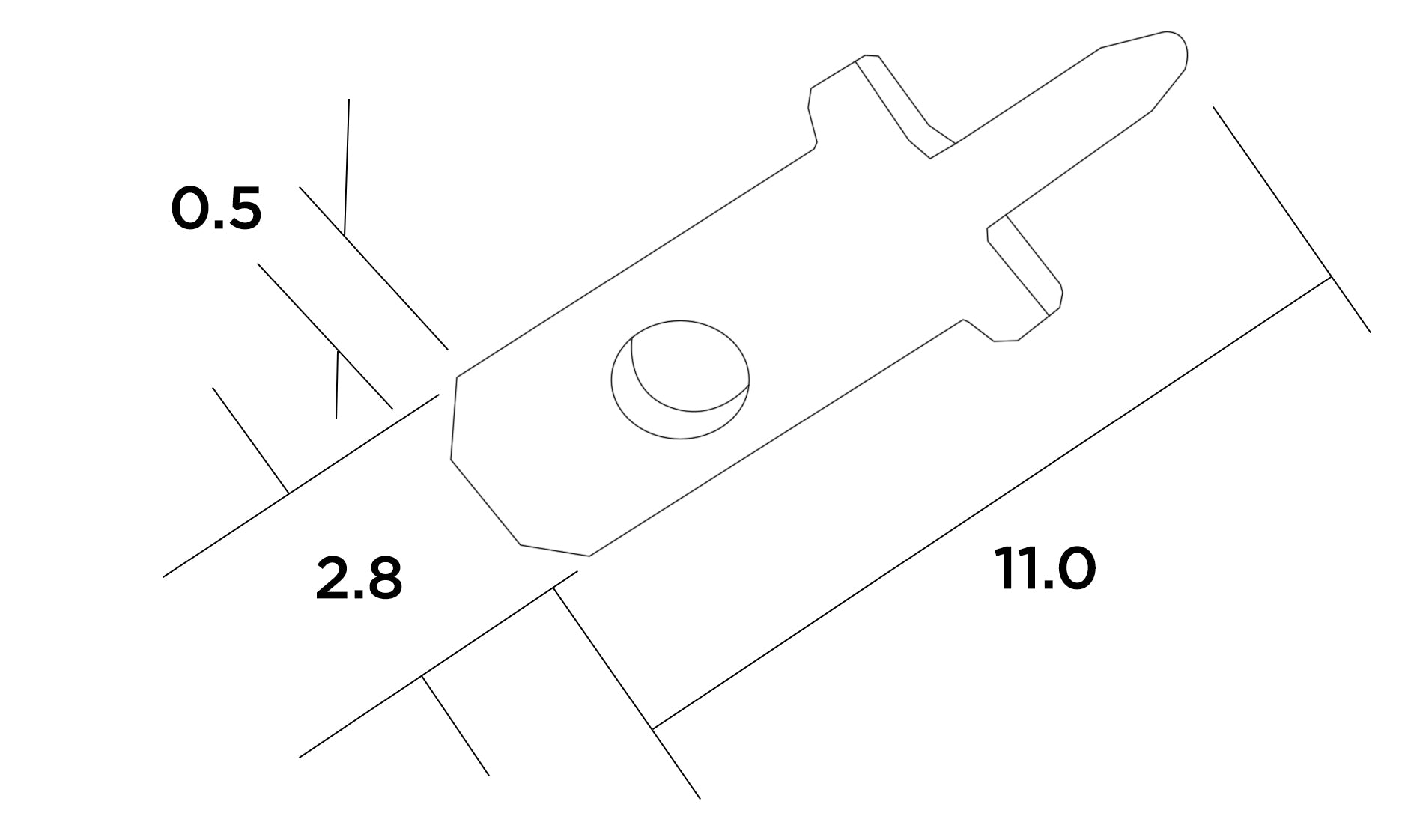 DJ610-2.8-1X0.5-T technical detail 1