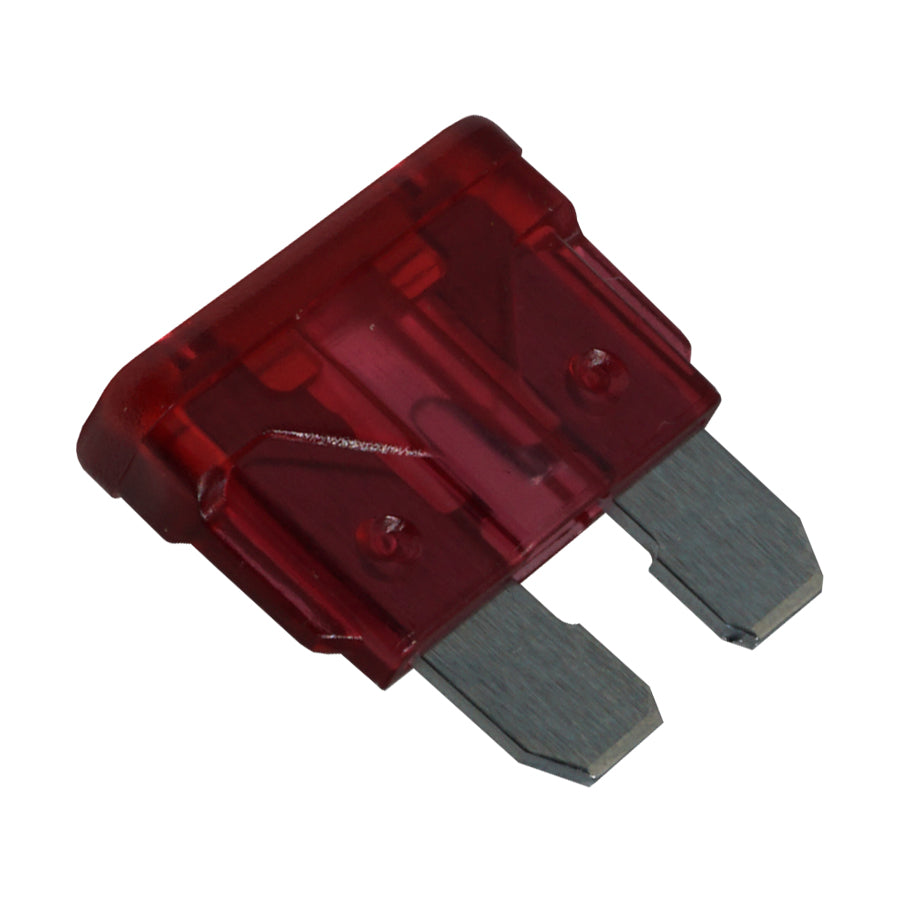 FATC-10A-RED - 10 AMP Automotive Blade Fuses, Marine Blade Fuses, Red, 10 Pieces