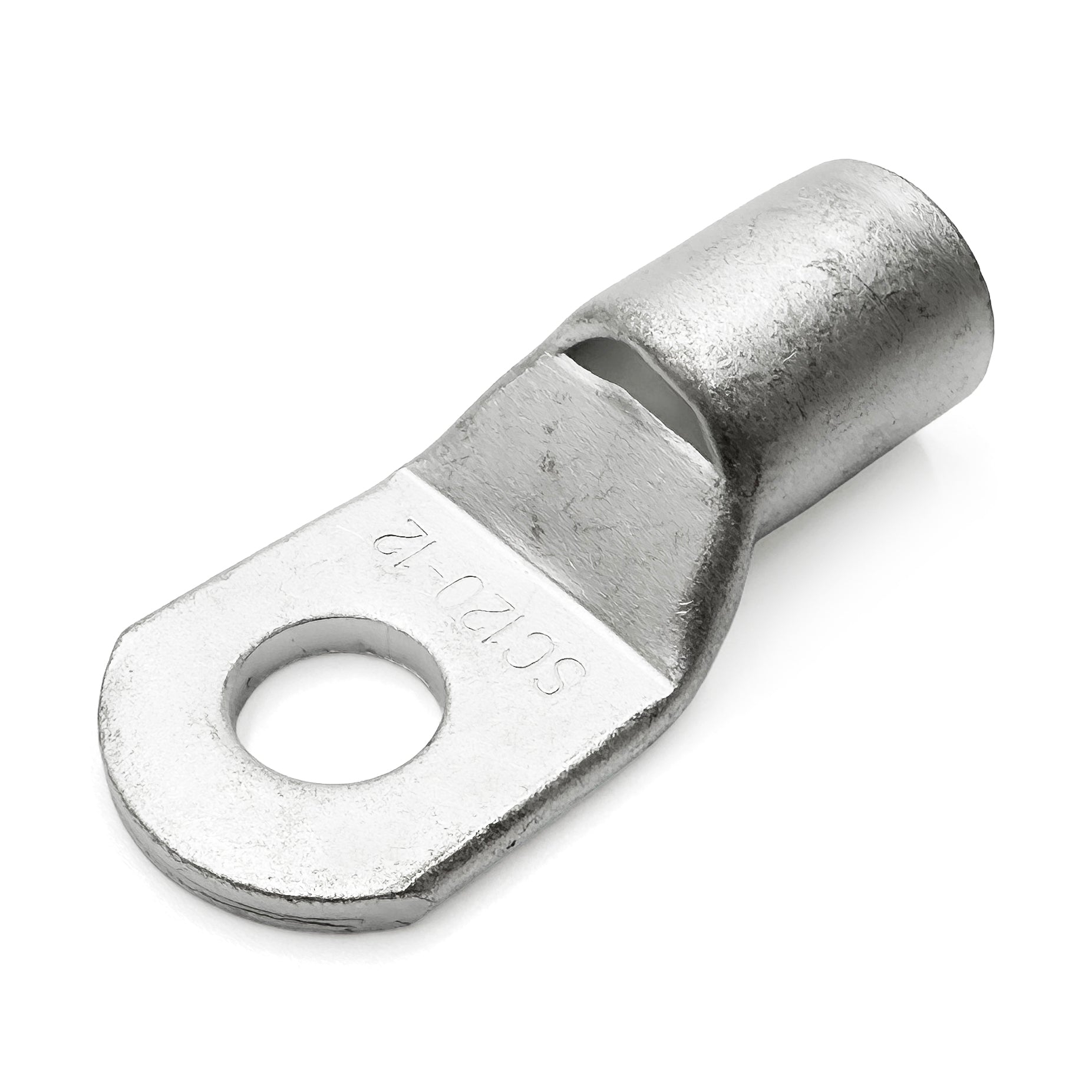 SCH12012 - 4/O AWG Non Insulated Tubular Ring Lugs, 1/2" Stud, 5 Pieces