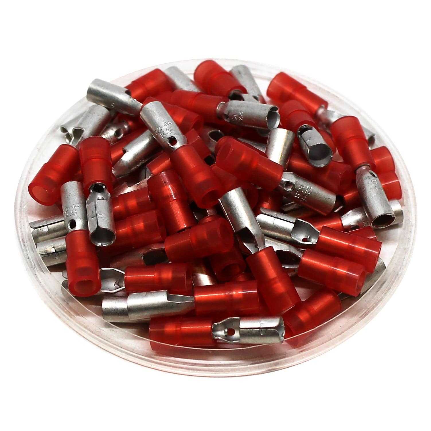 FRSNY1-180 - 22 a 16 AWG Con aislamiento de nailon Conectores tipo bala, Female, 100 piezas