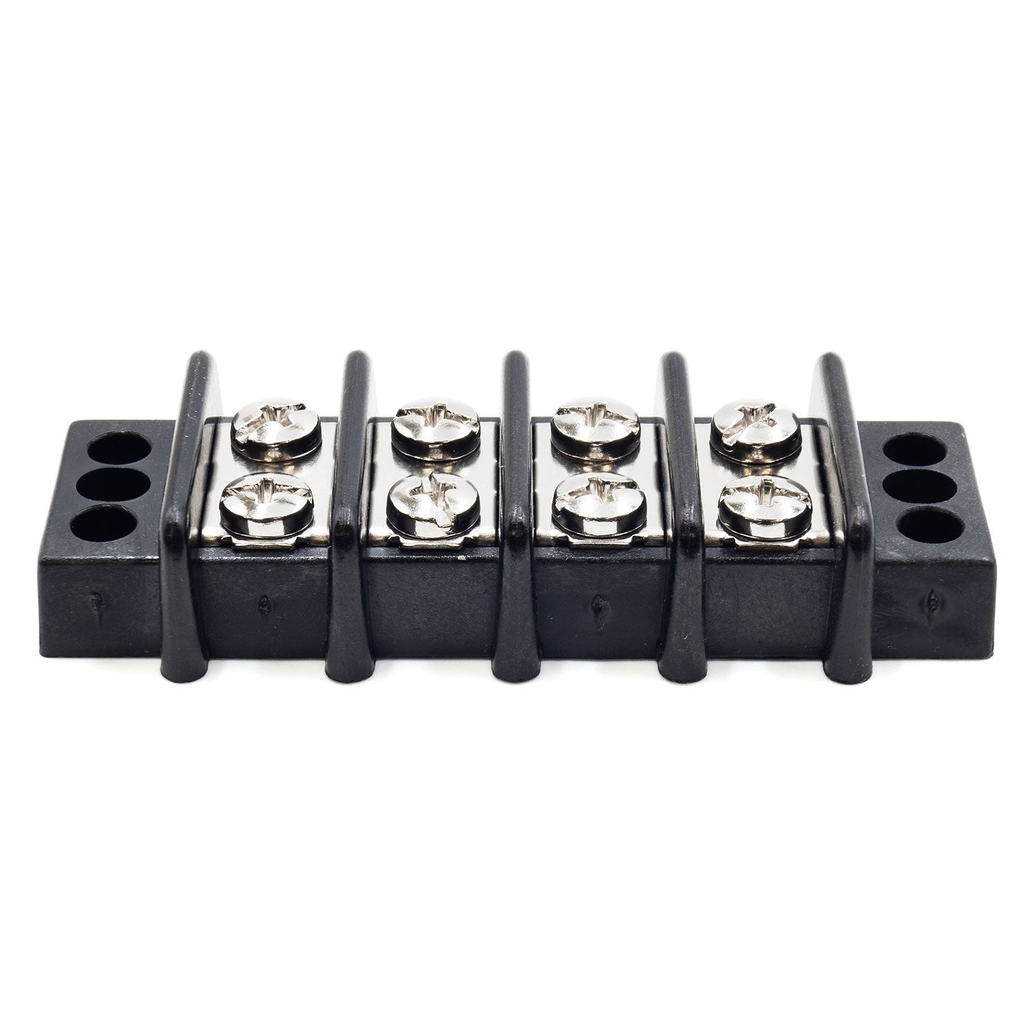 TB21-4P - Barrier Strip Terminal Block, Terminal Strip, 4 Pole, Double Row, 30A, 300V, UL Approved, 1 pieza