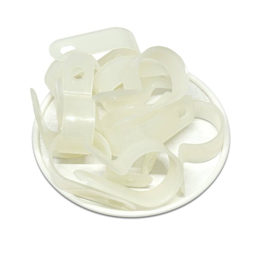 UC5N - Nylon Cable Clamps, Color: Natural, Dimensions: 37.3x11.8mm, 100 Pieces