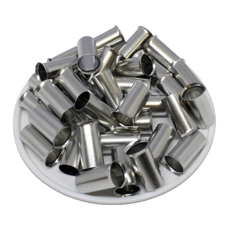 N250016 - 4 AWG Sin aislamiento Punteras, 16mm Pin, UL Recognized, 100 piezas