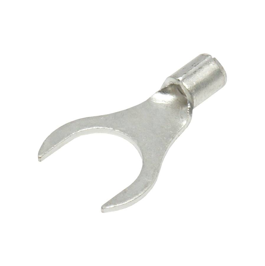 ANB2-8 - 16 to 14 AWG Non Insulated Fork Terminals, 5/16" Stud, UL Recognized, 100 Pieces