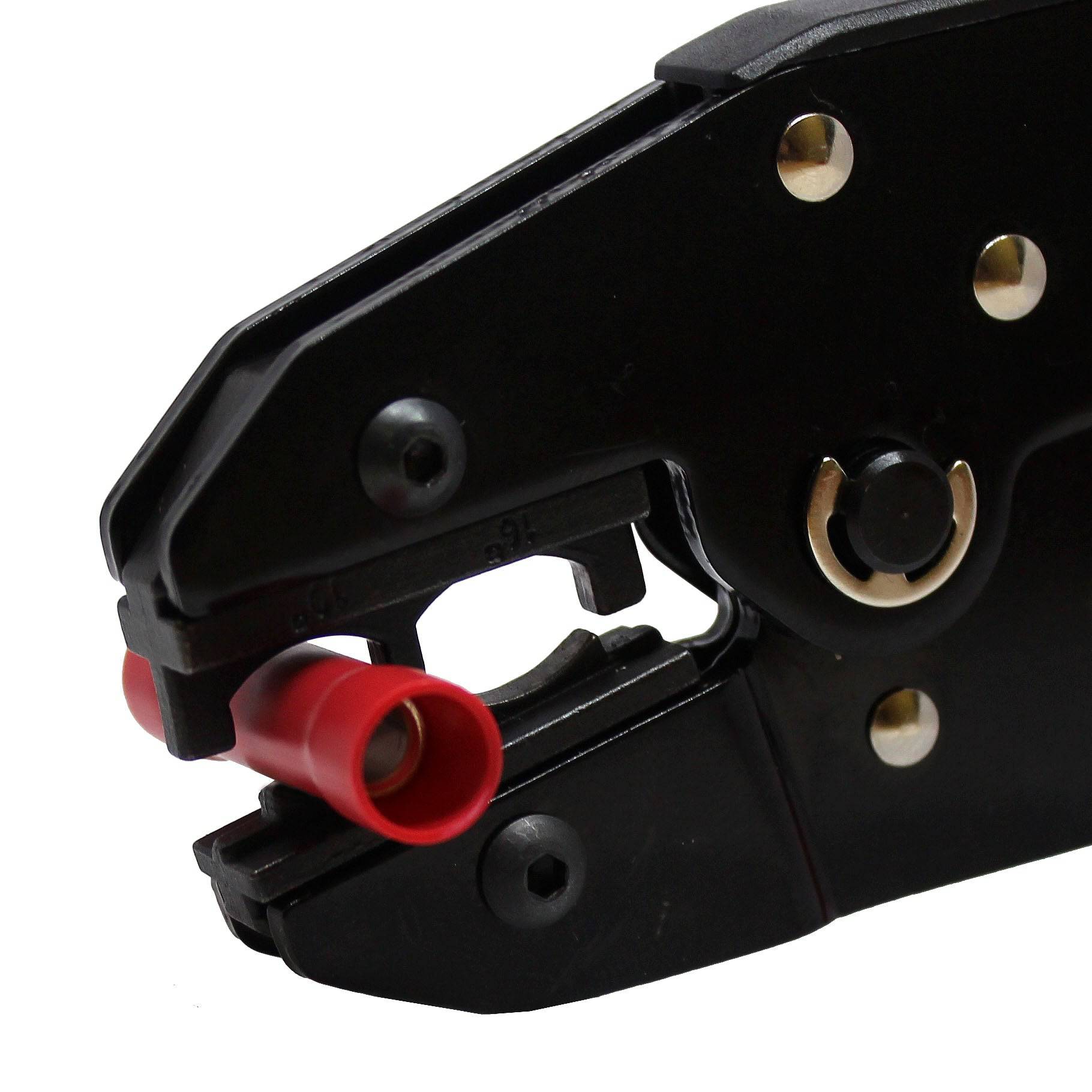 FDT10014 - 8 to 6 AWG Insulated Parallel Connectors & Butt Splices Crimping Tool, Standard Handles - 1 Piece