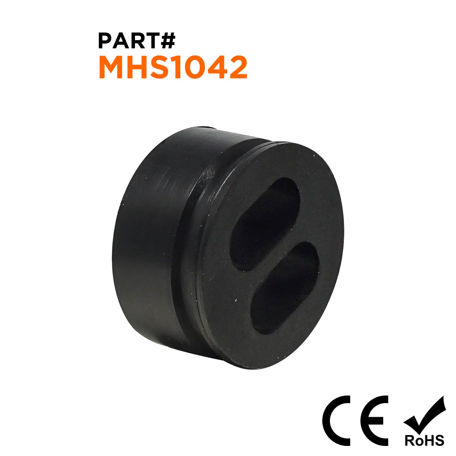 MHS1042 - Cable Gland Multi Hole Seals, Sizes: NPT3/4", PG21, M25, 2-Hole x 6.2x11.5mm, IP68, 1 Piece