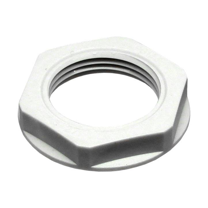 M24GY-LN - M24 Thread Nylon Lock Nut for Metric Cable Glands, Gray, UL Approved, 1 Piece