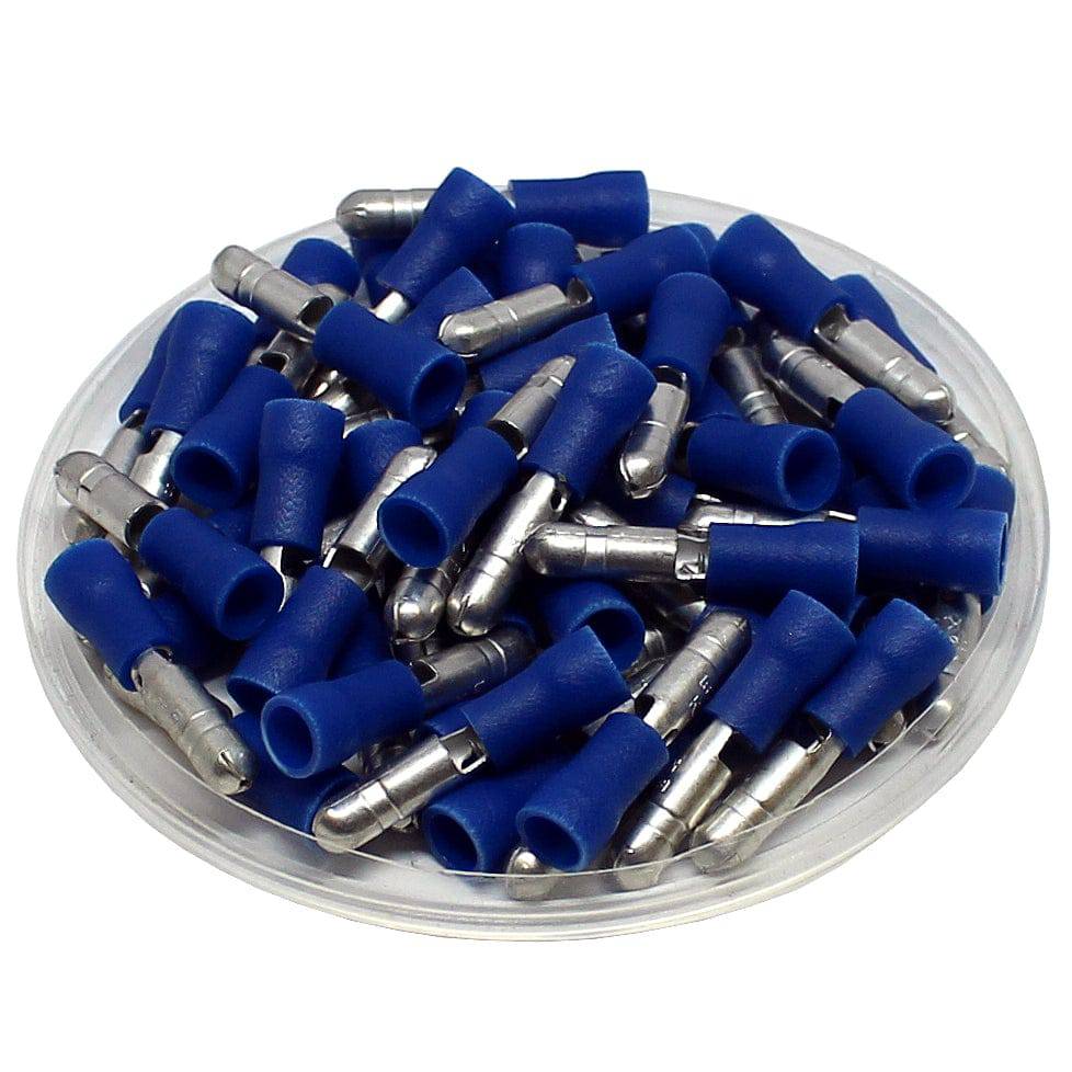 MPDL2-156 - 16 a 14 AWG Male Bullet Conector - Double Crimp