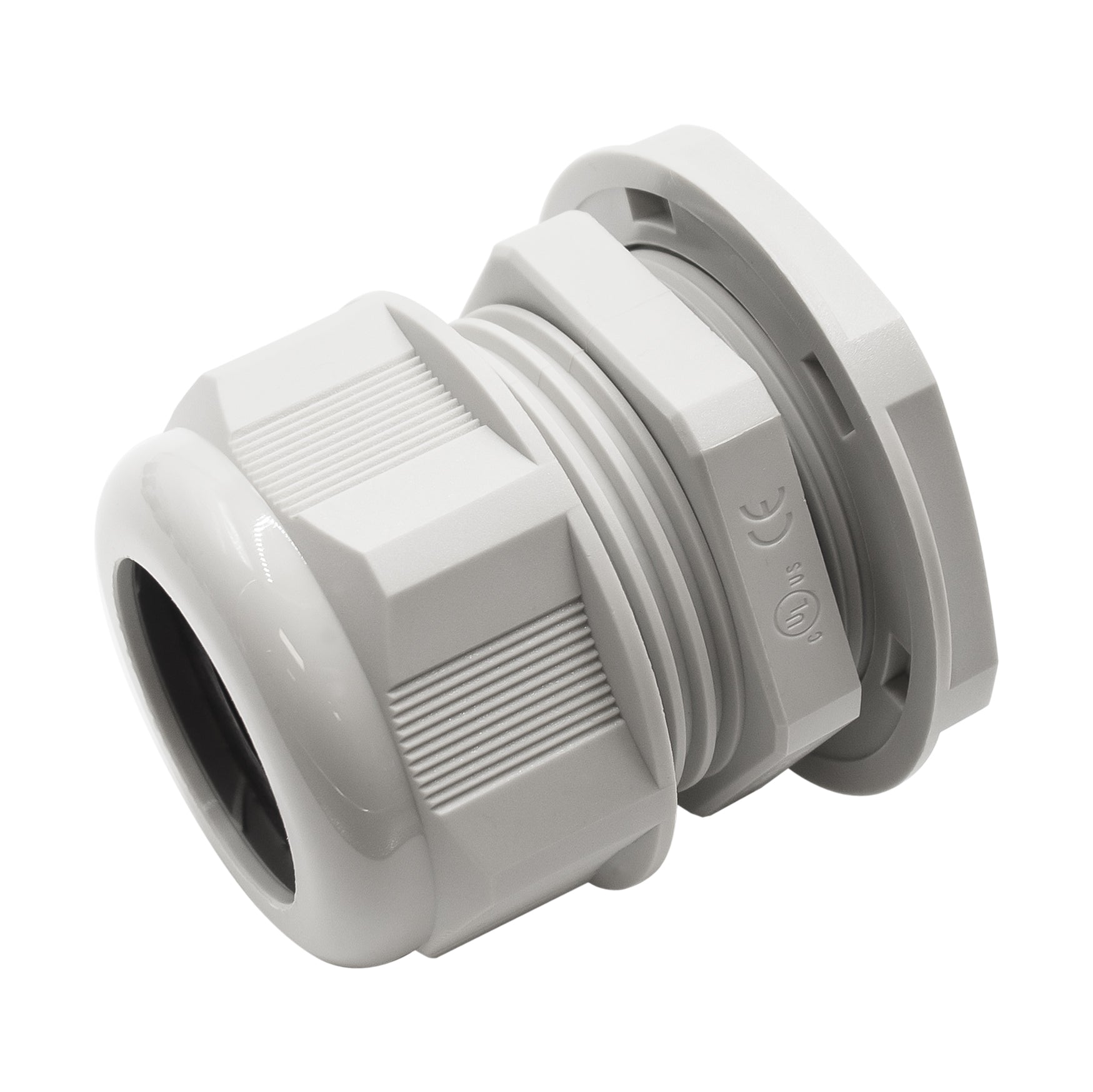 P2920GY - PG29 Thread Nylon Cable Gland, Gray, Range: 1/2" to 13/16", UL Listed, IP68, IP69K - 1 Piece