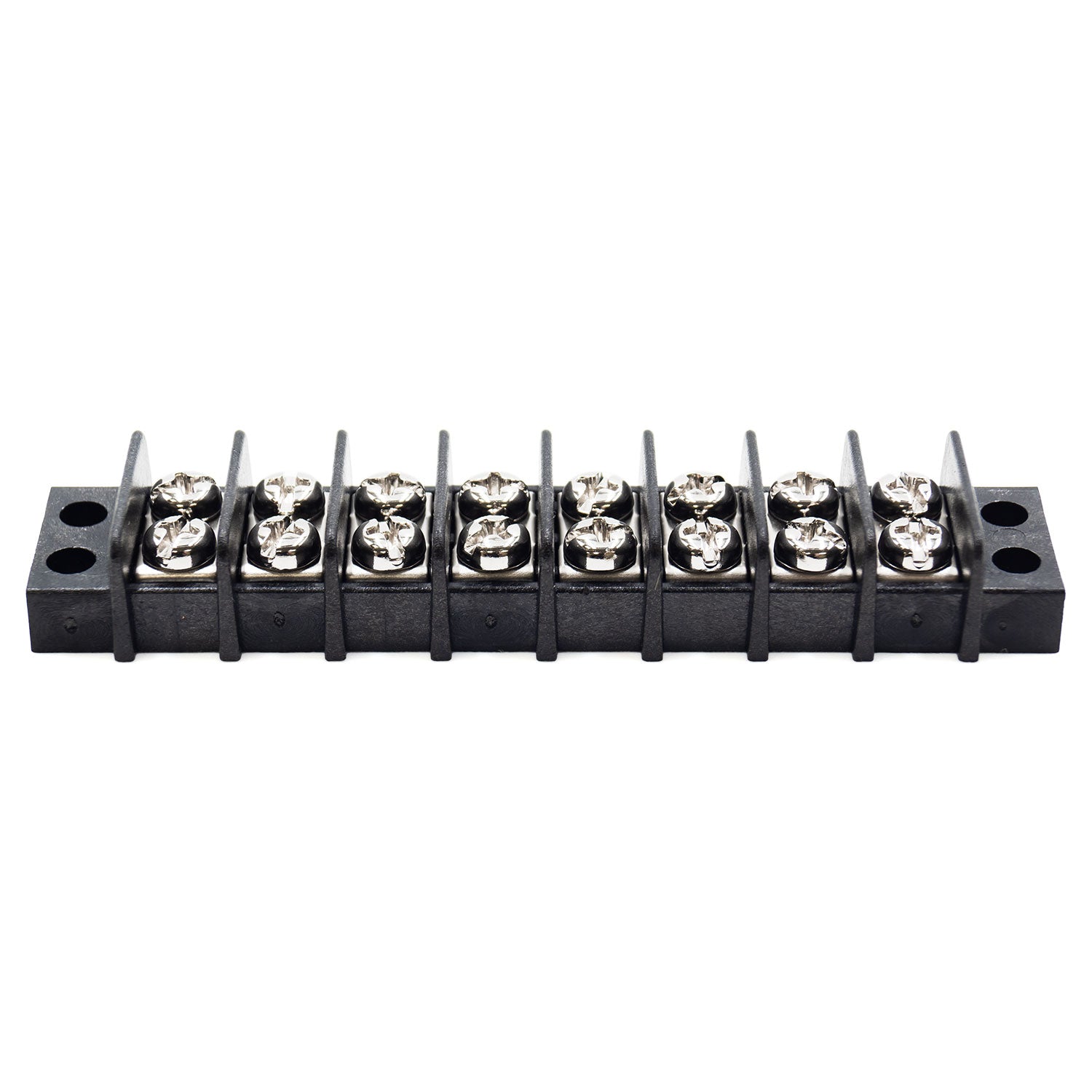 TB14-8P - Barrier Strip Terminal Block, Terminal Strip, 8 Pole, Double Row, 15A, 300V, UL Approved, 1 pieza