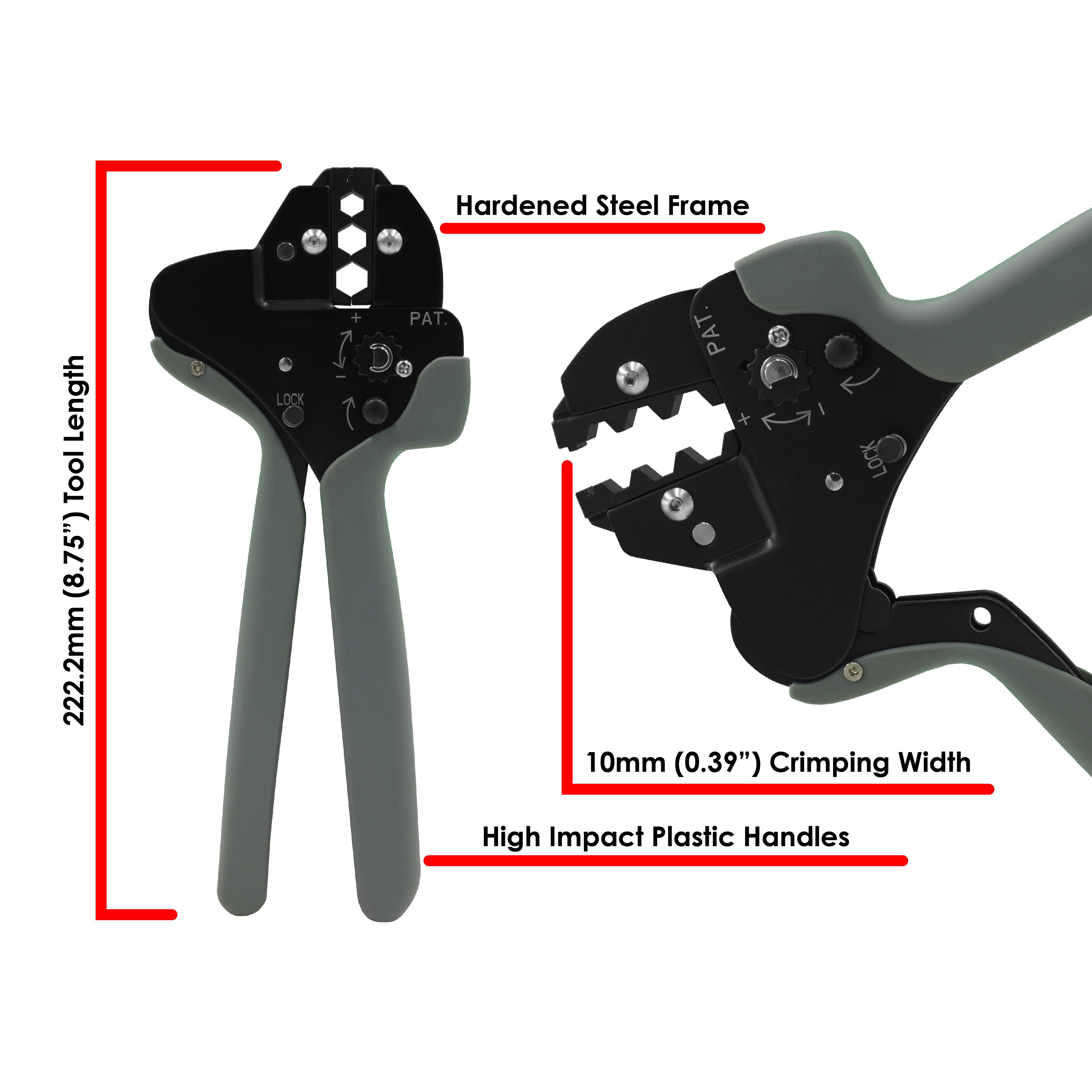 FDT1008173 - Coaxial Crimping Tool - Range: 8.9mm, 8.1mm, 6.5mm, 1 Piece