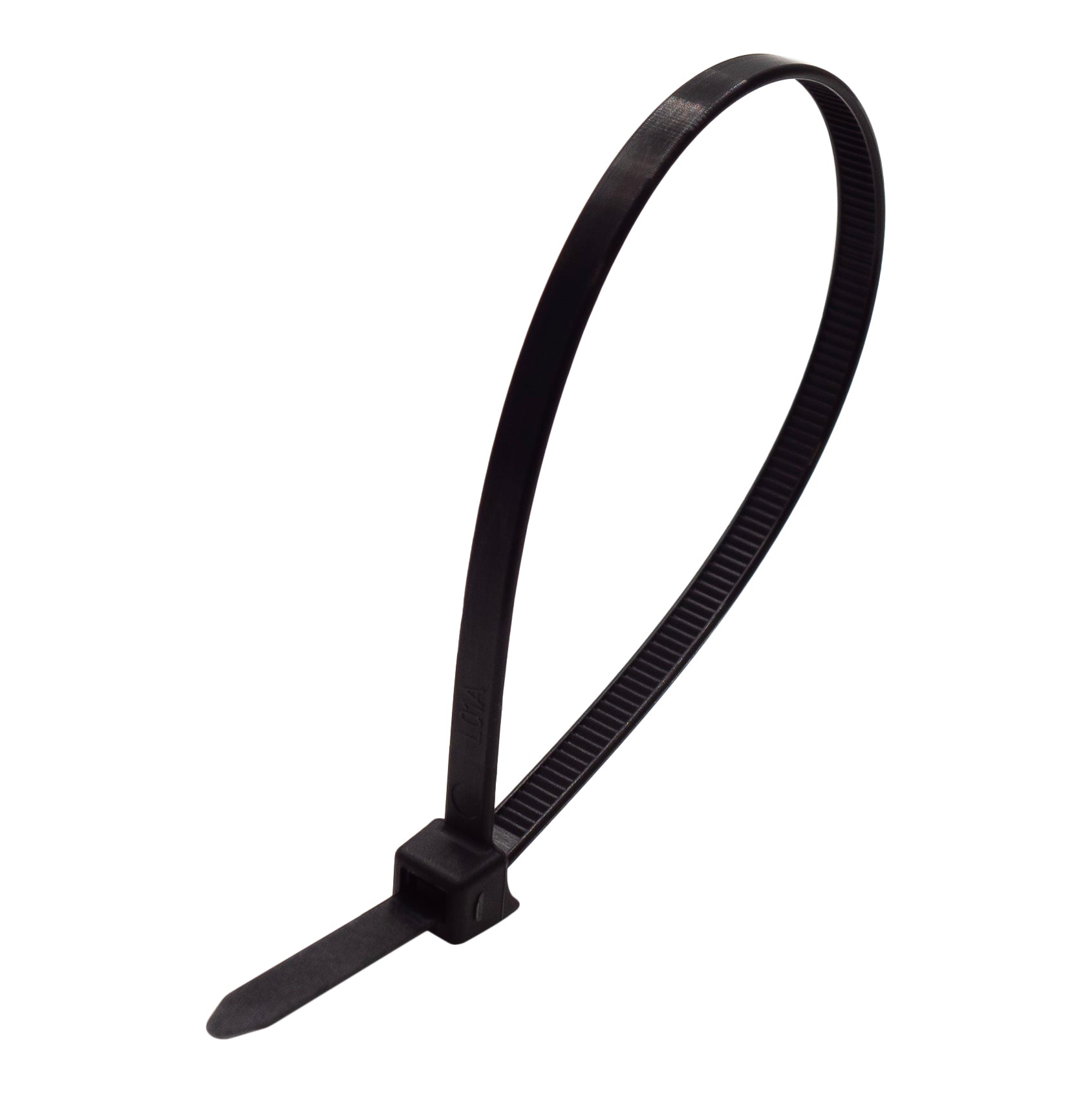 CTSCH200B - 8" Estándar Clamp Head Bridas, 50-lb Tensile Strength, Negro, UV Resistant, 100 piezas