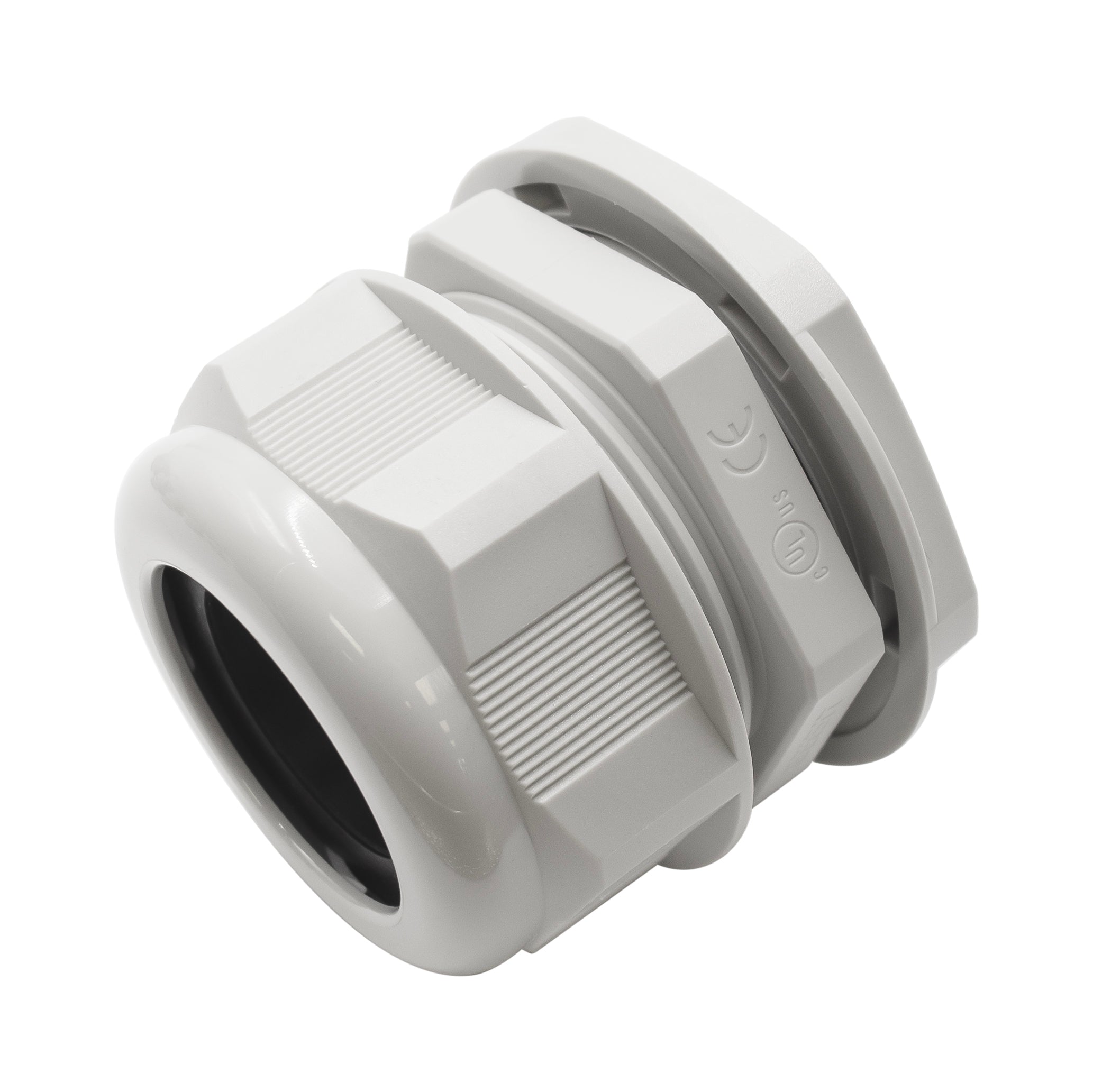 P4231GY - PG42 Thread Nylon Cable Gland, Gray, Range: 1" to 1-1/4", UL Listed, IP68, IP69K - 1 Piece