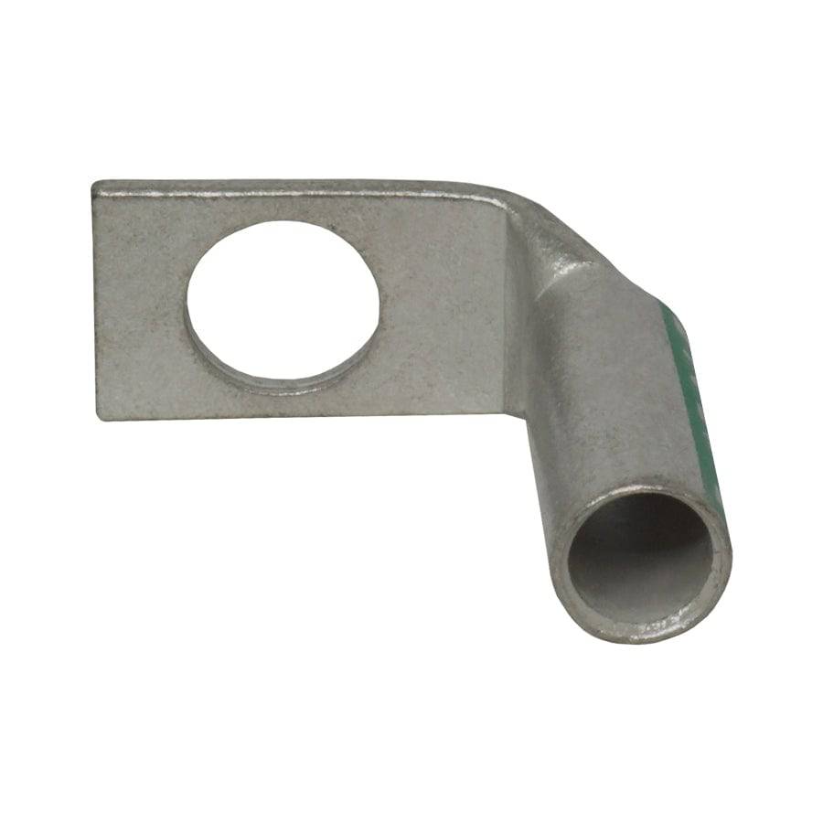 LBF112 - 90 Degree Barril largo Terminal de compresión - 1AWG - 1/2" Orificio, 1 pieza