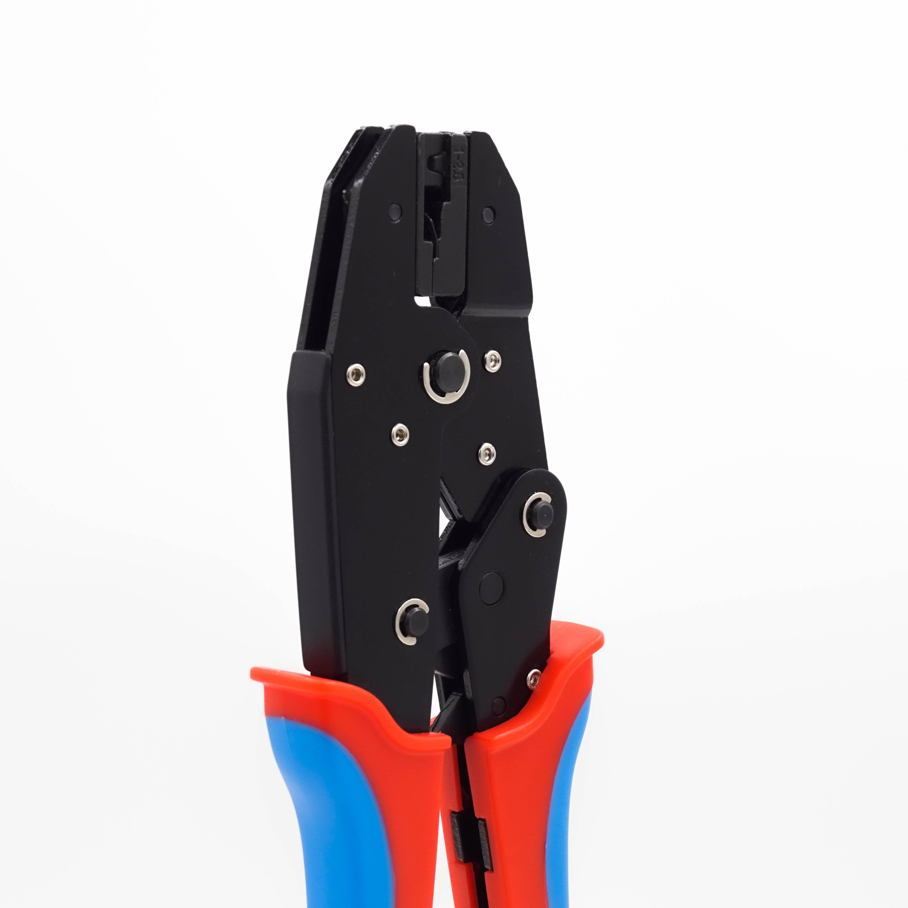 FDT10055 - 18 to 14 AWG Non Insulated Flag Terminal Crimping Tool, Ratcheting, 1 Piece