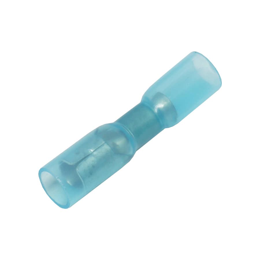 SBTF101-5 - Polyethylene Heat Shrink Female Bullet - 5mm - 16-14 AWG - Blue