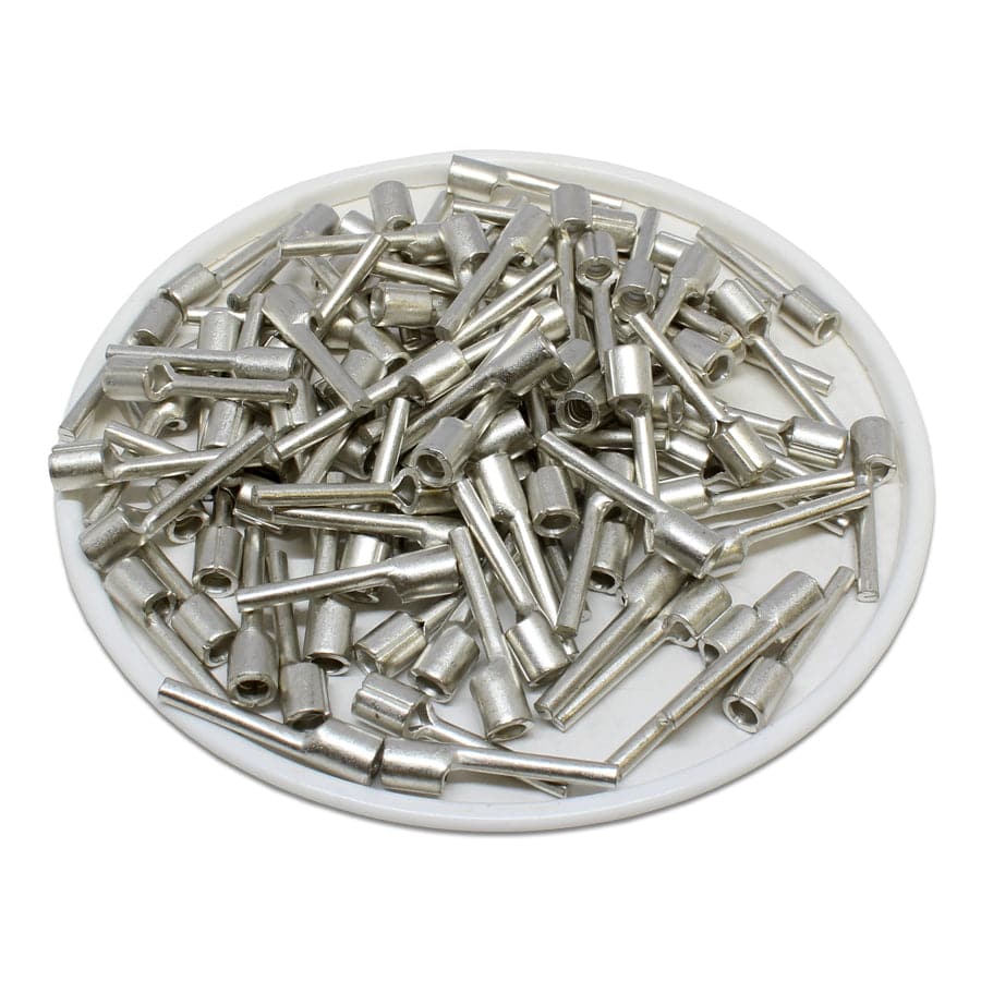 PTNB2-13 - 16 a 14 AWG Sin aislamiento Terminales de pin, 1/2" Pin, UL Recognized, 100 piezas