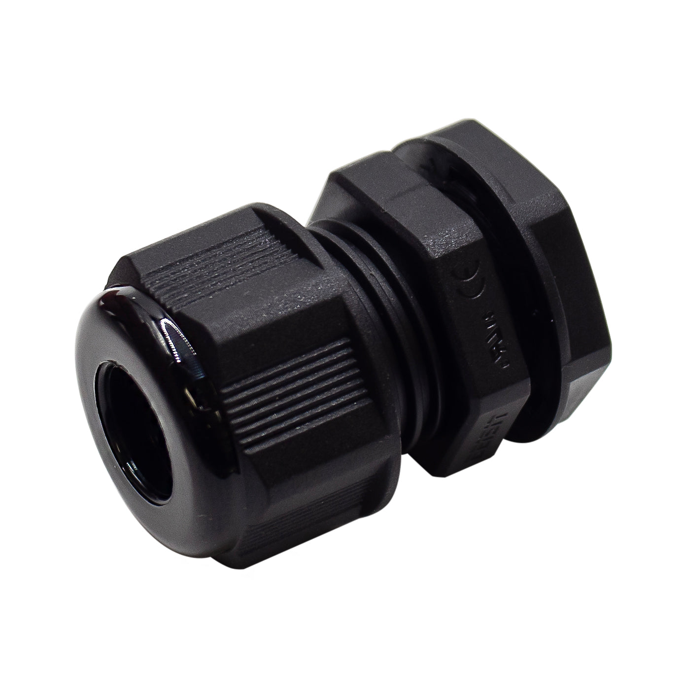 M1610B - M16 x 1.5mm Metric Rosca De nailon Prensaestopas, Negro, Rango: 3/16" a 3/8", UL Listed, IP68, IP69K - 1 pieza