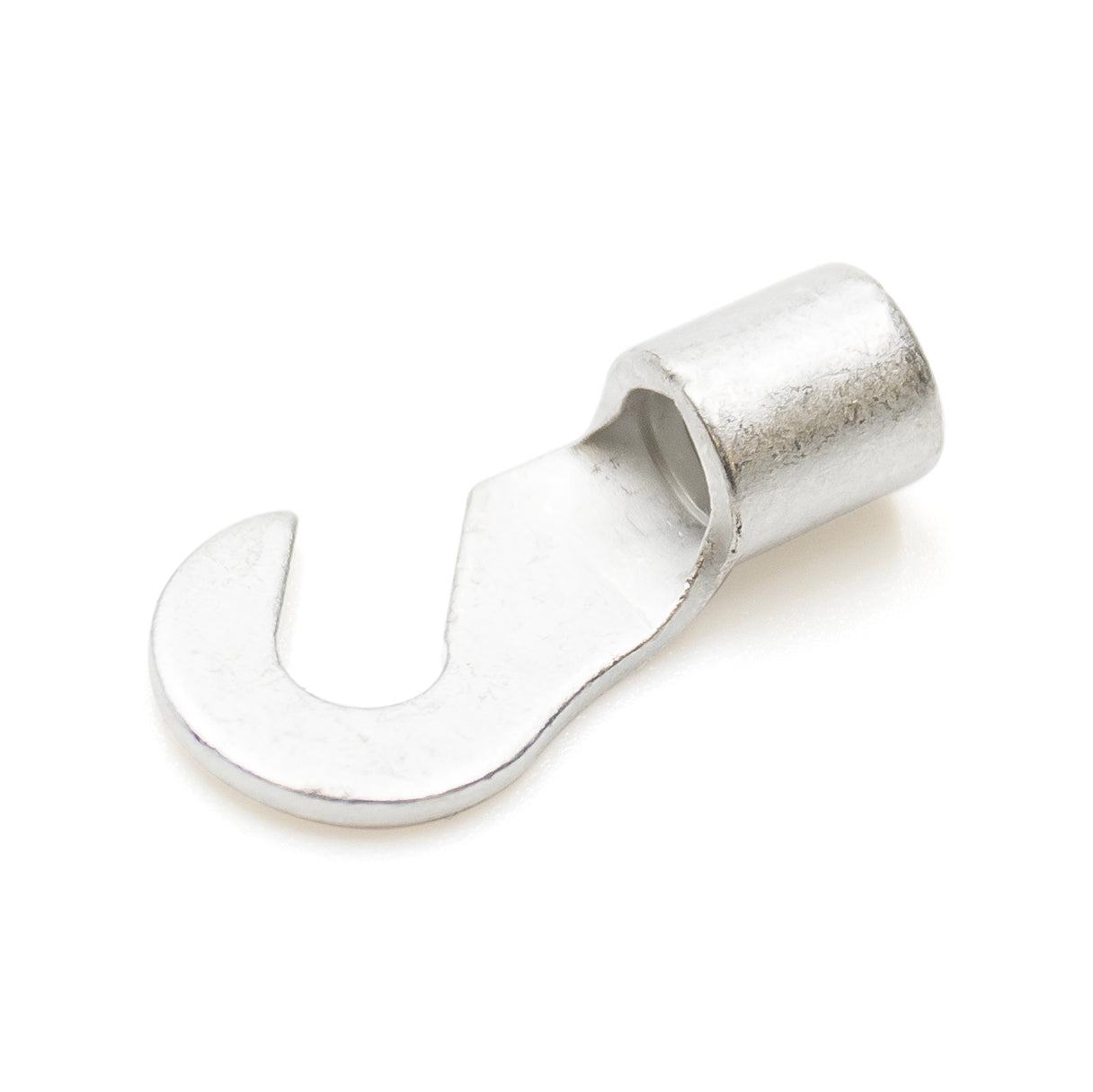 HNB5-3.7 - 12 to 10 AWG Non Insulated Hook Terminals, #6 Stud, UL Recognized, 100 Pieces