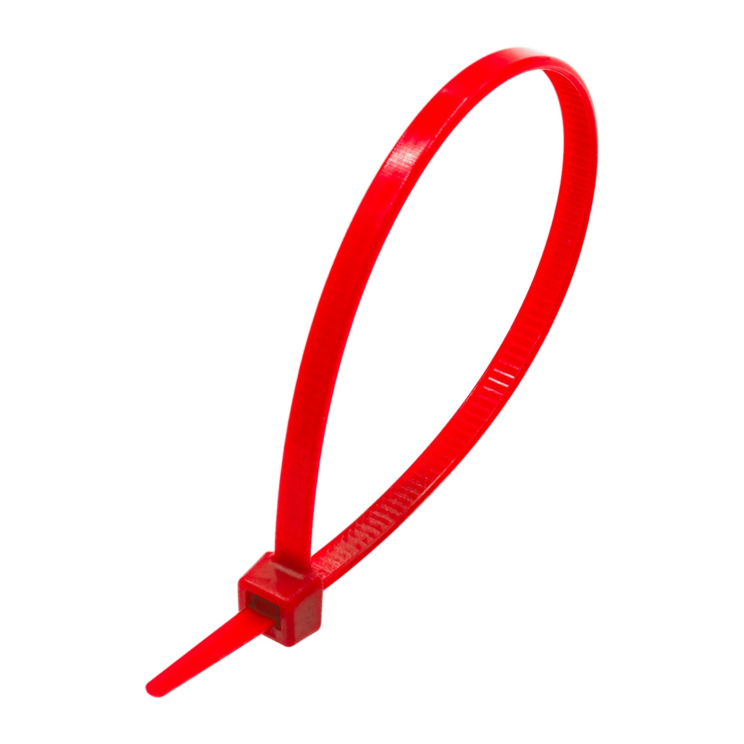 CTS200RD - 8" Estándar Bridas, 50-lb Tensile Strength, Rojo, 100 piezas