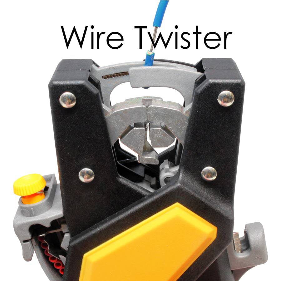 Jokari 62000 - QUADRO Plus: 4 in 1 Automated Wire Ferrules Tool Kit, 22 to 14 AWG, Quantity: 1 Kit