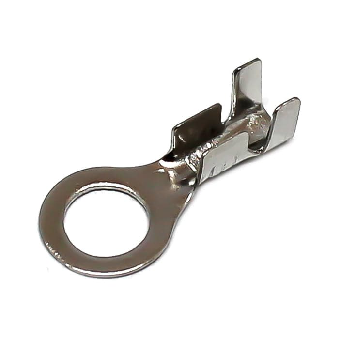 DJ4311-5.2C-T - 16 a 14 AWG Terminales de anillo, #10 Orificio, Estañado Brass, Open Barrel, 100 piezas