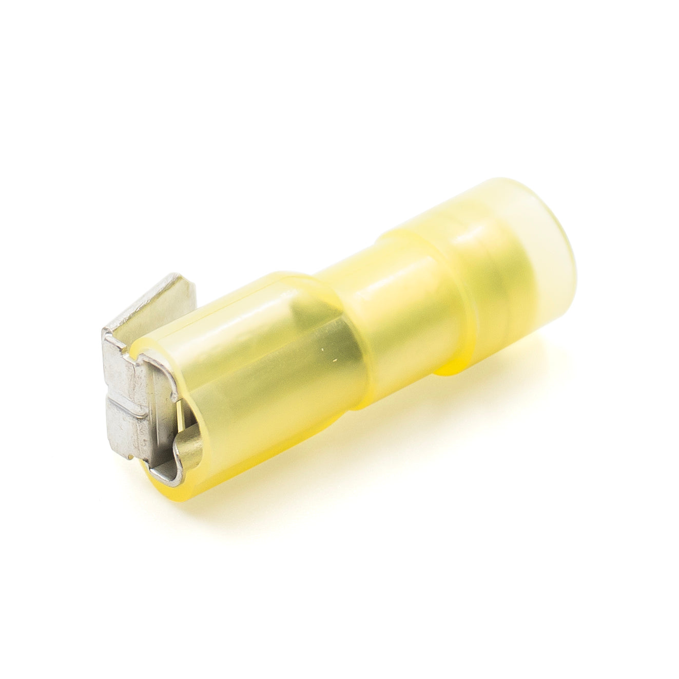 PBDFNYD5-250 - Nylon Fully Insulated Double Crimp Piggyback Terminals - 12-10 AWG - Yellow