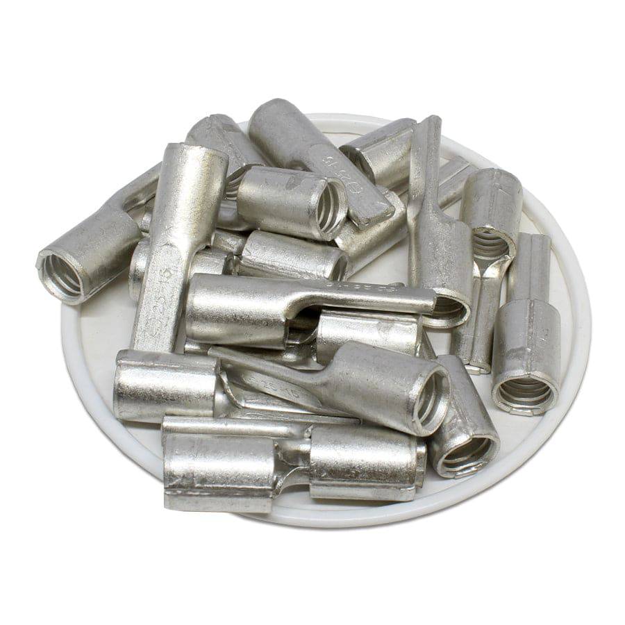 PTNB25-15M - 4 AWG Sin aislamiento Terminales de pin, 13/16" Pin, 25 piezas