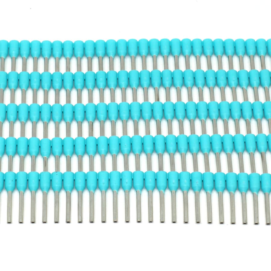 SW03408 - 24 & 22 AWG Strips de Insulated Punteras, 8mm Pin, 500 piezas