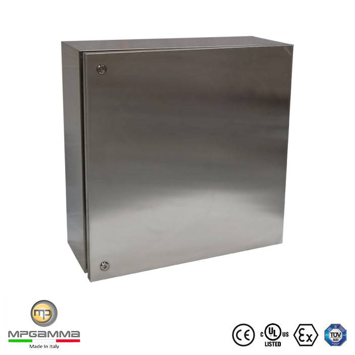 MPGamma CPN757530 Solid Door Cabinet, Size: 30"x 30" x 12", 304 Stainless Steel, UL Listed