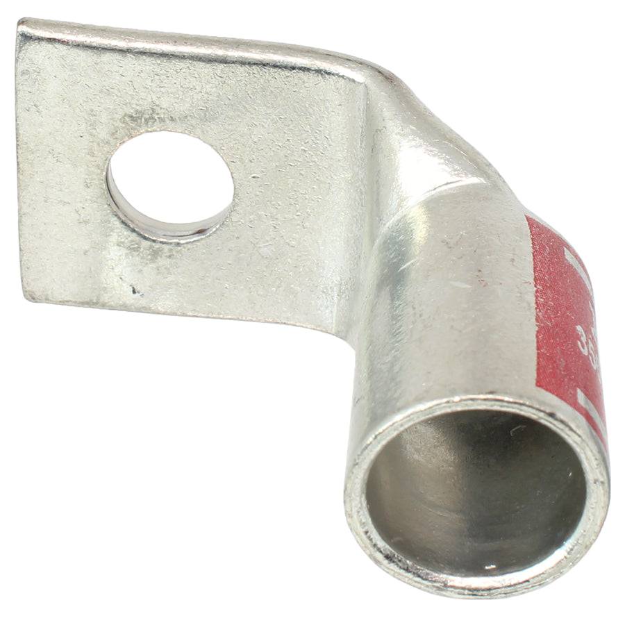 SBF35012 - 90 Degree Barril corto Terminal de compresión - 350 MCM - 1/2" Orificio