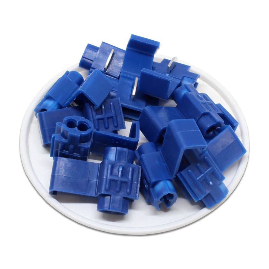 878101 - 18 a 14 AWG Quick Splice Conductor Conectores, 10AMP, UL Recognized, 100 piezas