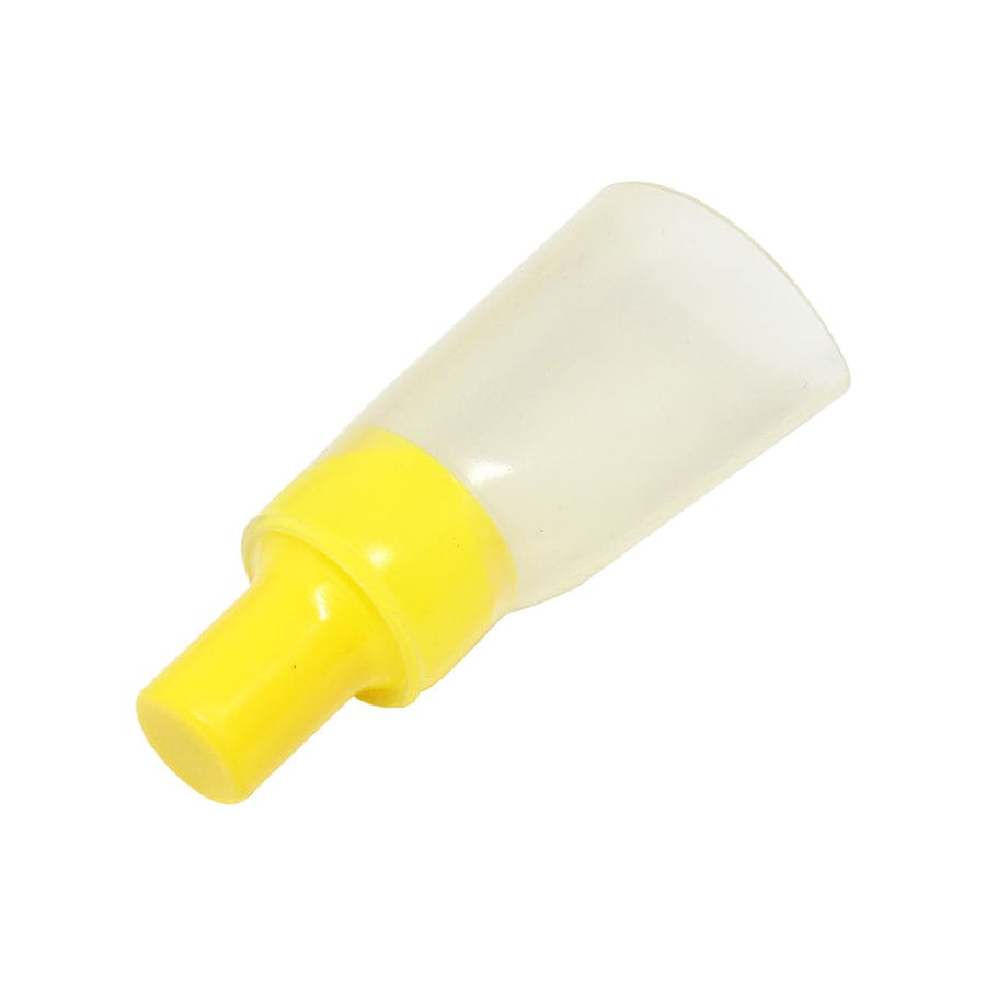 FDEC5 - 12 to 10 AWG Heat Shrink Closed End Connectors, Yellow, Polyolefin, 25 Pieces