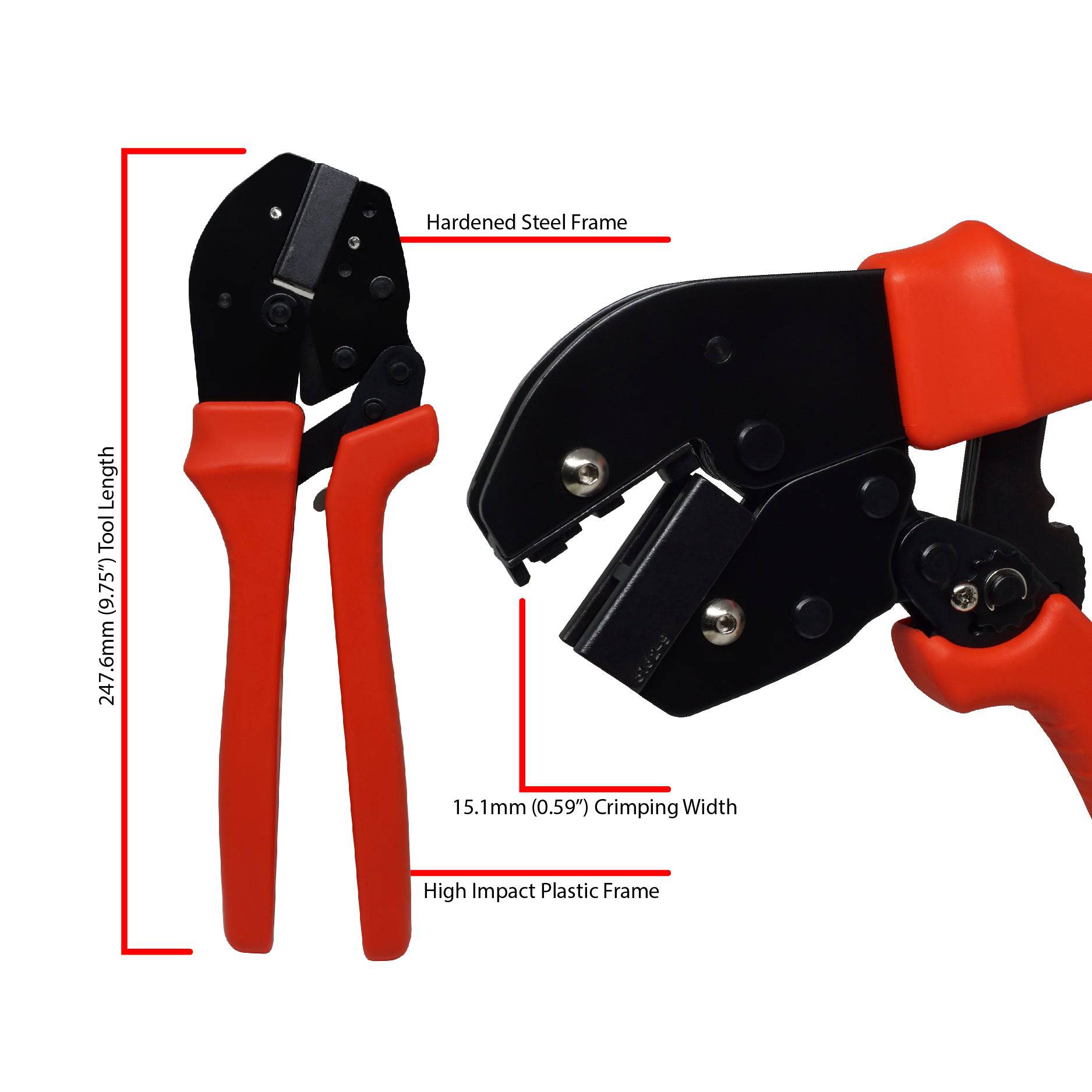 FDT10072 - Crimping Tool - 6P6C,/RJ12, 6P4C/RJ11, 6P2C Jacks