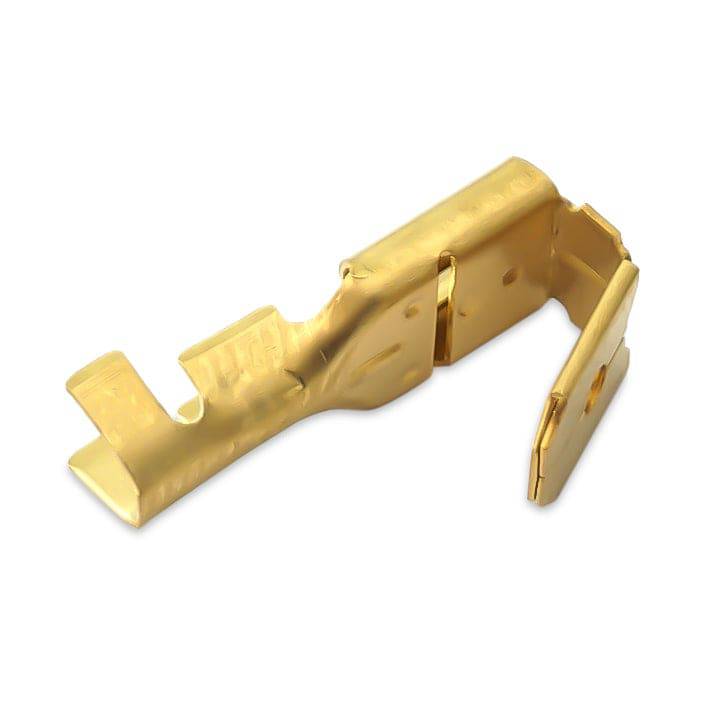 811LR - Open Barrel Male/Female Quick Disconnect - 16-14 AWG - 6.35x0.8mm Tab