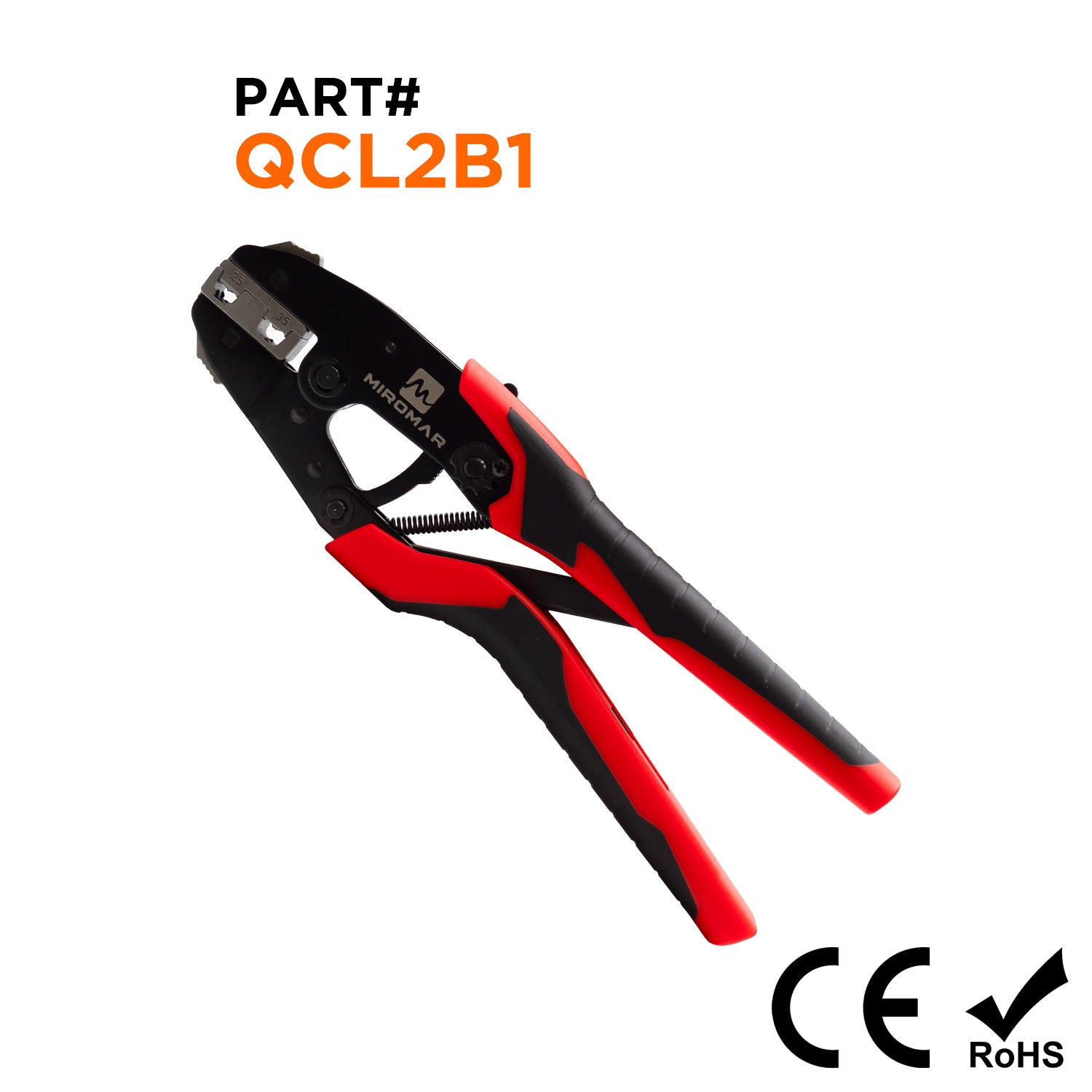 XL Quick-Change Tool & Die Set for Wire Ferrules (4 to 2 AWG) - QCL2B1