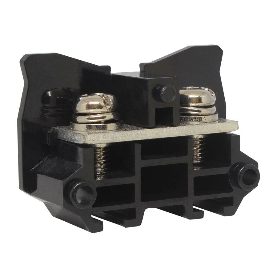UTD-63 - 10 - 4 AWG, Barrier Screw Terminal Block, 660v, UL Approved, Negro