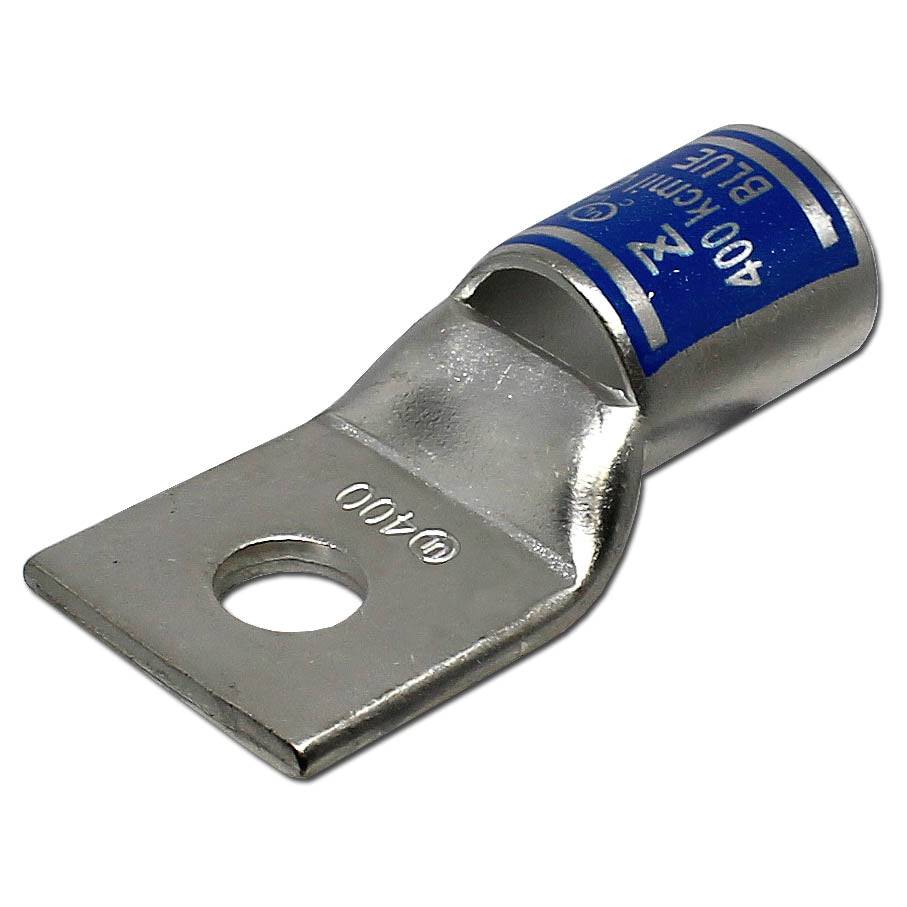 SB40038 - 400 MCM Terminal de compresión, Barril corto, 3/8" Tamaño del orificio, 1 pieza